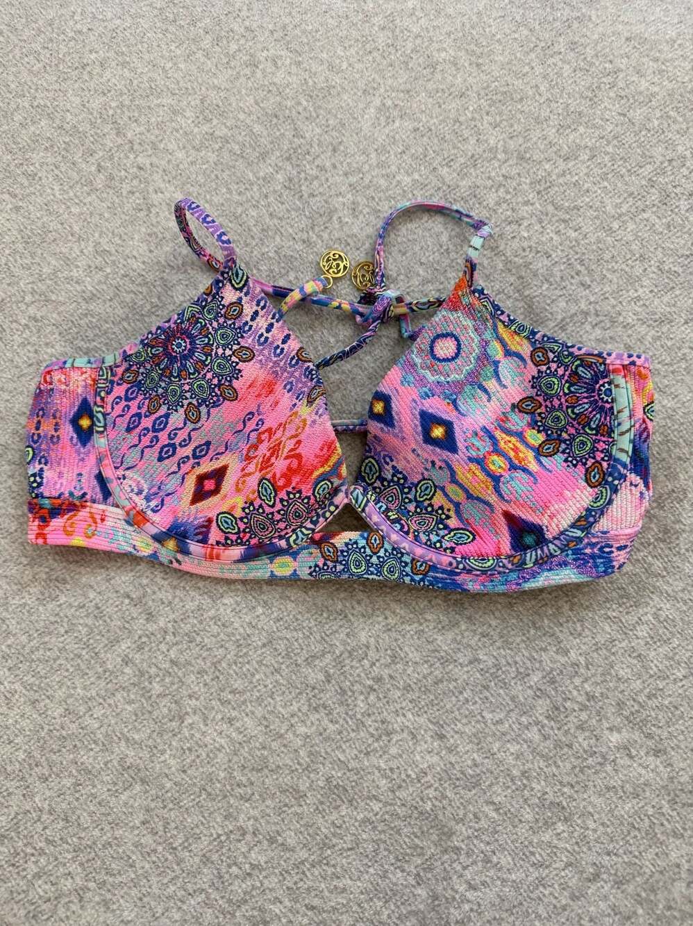 Luli Fama Printed Underwire Bikini Set - Picture 2 of 6